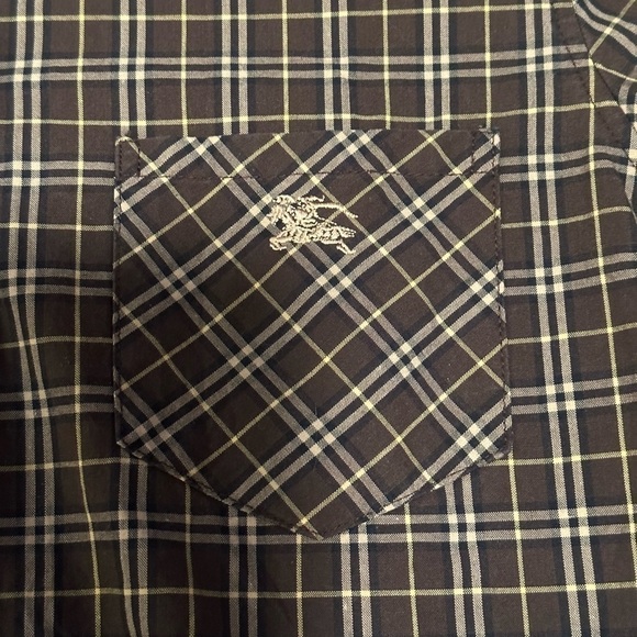 BURBERRY 💯 cotton plaid longsleeve - Picture 13 of 13